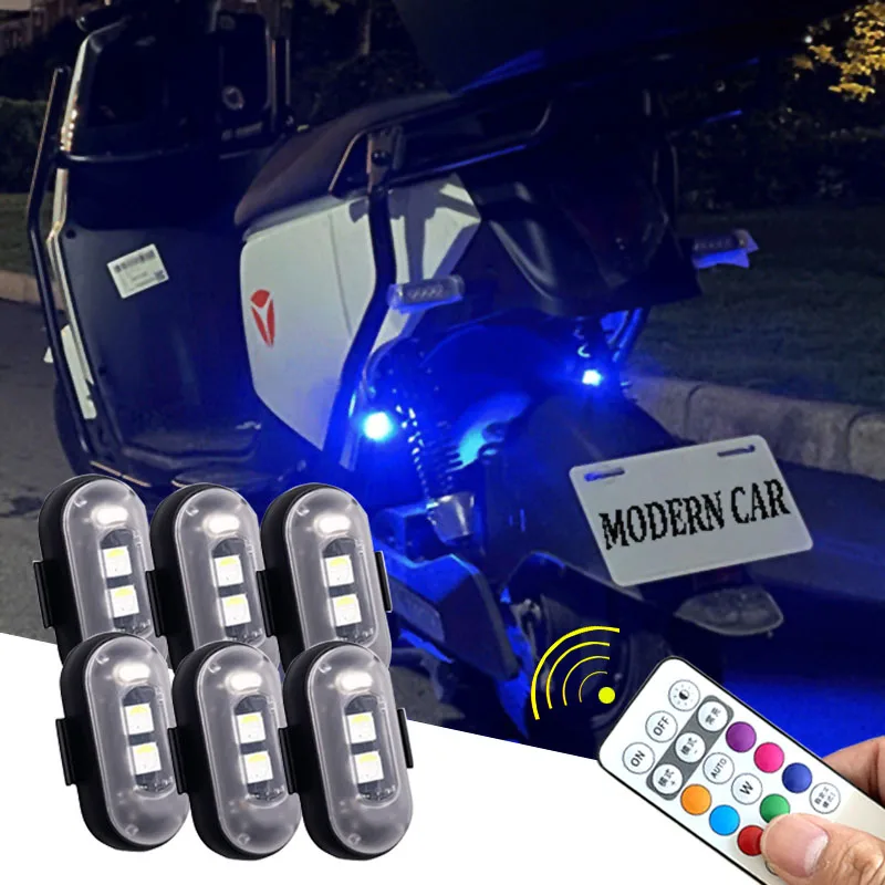 Drone Led Light - 2/4/8Pcs Wireless Remote Control Strobe Light