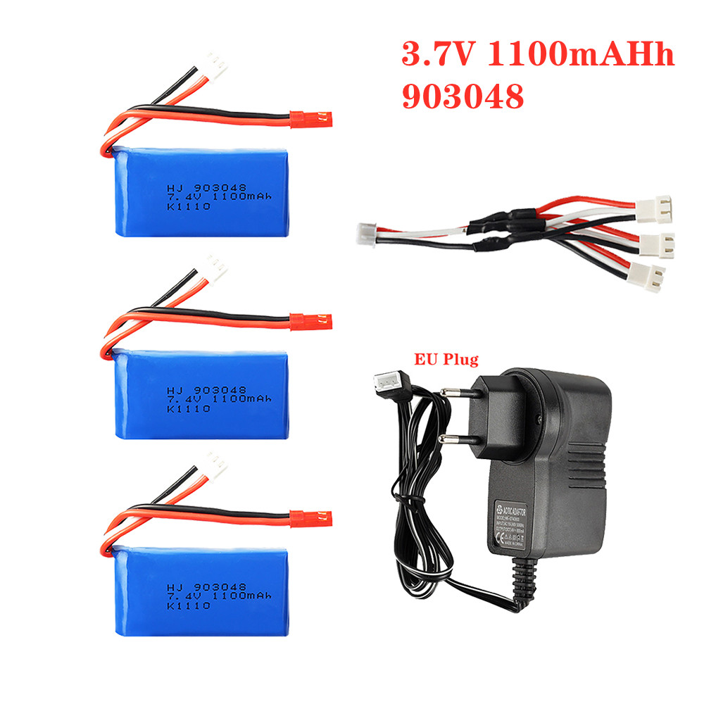 1-5pcs 7.4V 1100mah 903048 LiP - Drone Charger 评论和价格