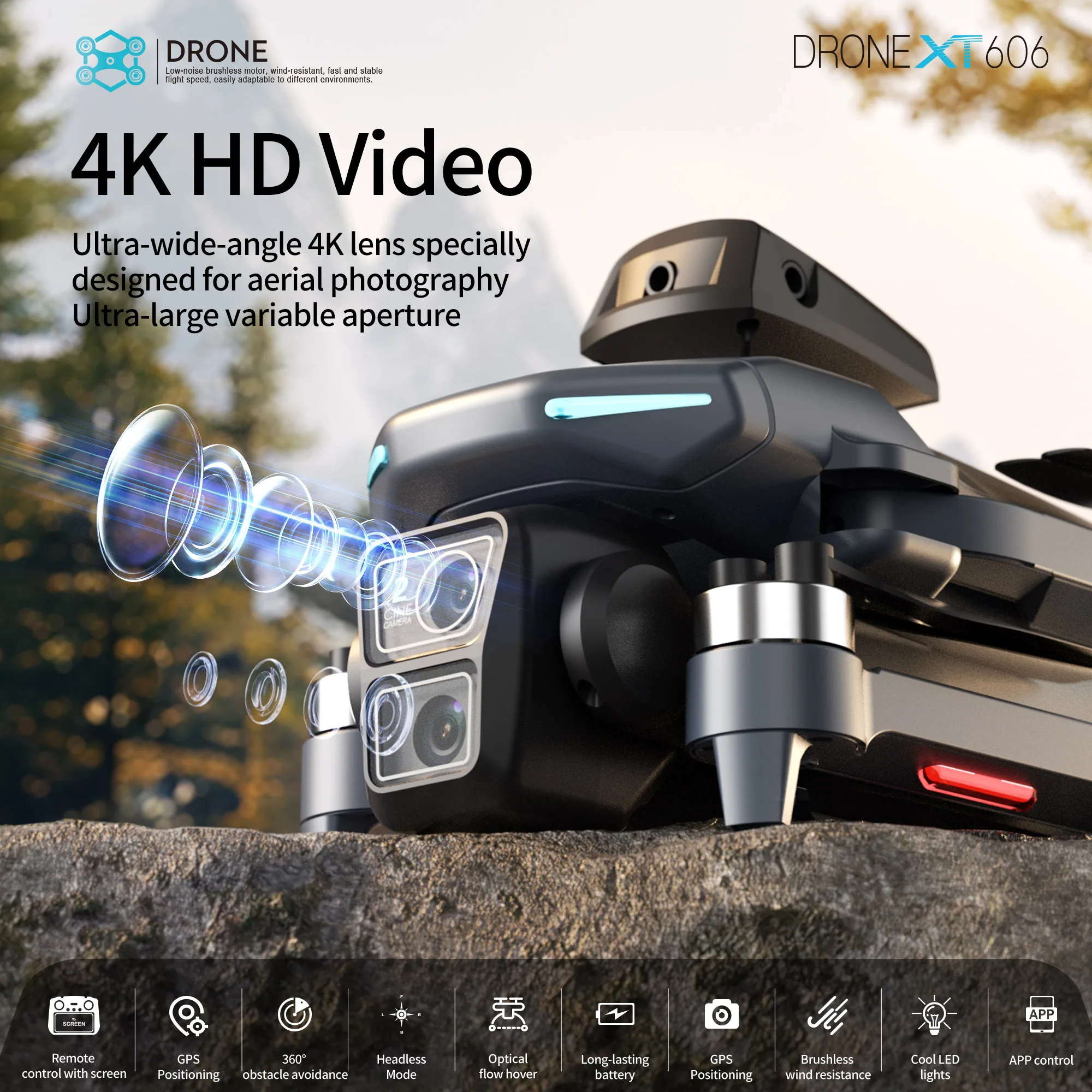 Lenovo XT606 MAX GPS Drone 4k  - Drone Gps Module 评论和价格